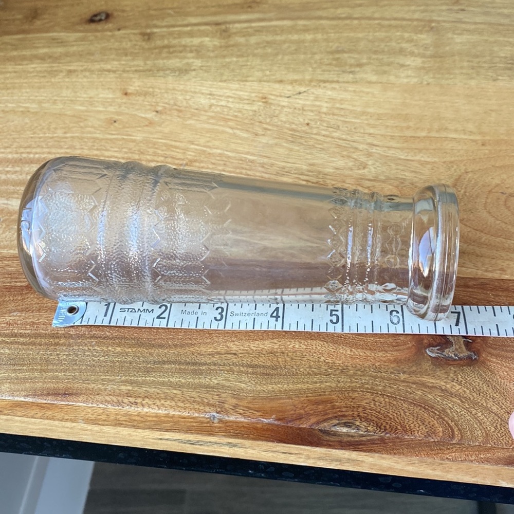 Vintage 1940's Dr Pepper Bottling Co Bottle Jar Clear Poplar Bluff Mo - Picture 3 of 10